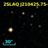 2SLAQ J210425.75-004919.7