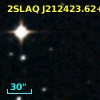 2SLAQ J212423.62+003606.2