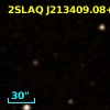 2SLAQ J213409.08+004522.8