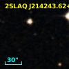 2SLAQ J214243.62+000825.4