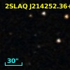 2SLAQ J214252.36+000940.5