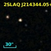 2SLAQ J214344.05+000440.1