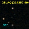 2SLAQ J214357.99+003349.6