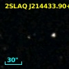 2SLAQ J214433.90+003028.1