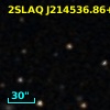 2SLAQ J214536.86+004646.5