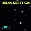 2SLAQ J214617.26-004404.2