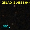 2SLAQ J214831.04+000431.3