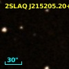 2SLAQ J215205.20+003649.8