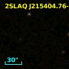 2SLAQ J215404.76-003320.9