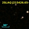2SLAQ J215426.65-000430.3