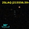 2SLAQ J215556.59+003807.6