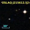 2SLAQ J215612.52+000959.9