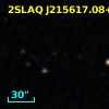 2SLAQ J215617.08+004303.1