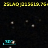 2SLAQ J215619.76+000345.3