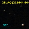 2SLAQ J215644.64+000250.4