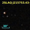 2SLAQ J215753.43-010401.1