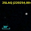 2SLAQ J220254.00+001032.1
