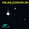 2SLAQ J220339.36+004528.8