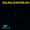 2SLAQ J220358.64+002055.6