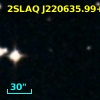 2SLAQ J220635.99+001643.2