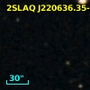 2SLAQ J220636.35-003835.7