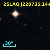 2SLAQ J220735.14+000401.2