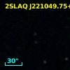 2SLAQ J221049.75+001950.9
