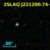 2SLAQ J221200.74-011354.8