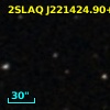 2SLAQ J221424.90+001210.1