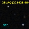 2SLAQ J221428.98+003430.0