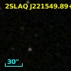 2SLAQ J221549.89+003950.2