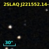 2SLAQ J221552.14-002117.5