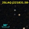 2SLAQ J221831.58-004548.9