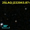 2SLAQ J222043.87+002354.2