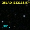 2SLAQ J222118.57+001144.5