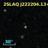2SLAQ J222204.13+002631.8