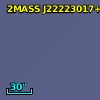2MASS J22223017+0102312
