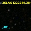 2SLAQ J222249.38+003805.9