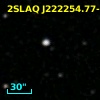 2SLAQ J222254.77-004328.1
