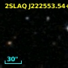 2SLAQ J222553.54+001344.4