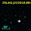 2SLAQ J222618.88+002138.8