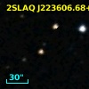 2SLAQ J223606.68+000704.4