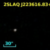 2SLAQ J223616.83+004709.3