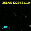 2SLAQ J223621.10+004320.3