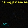 2SLAQ J223700.74+001322.5