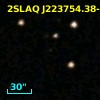 2SLAQ J223754.38-000525.2