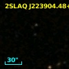 2SLAQ J223904.48+004124.7