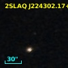 2SLAQ J224302.17+001756.9