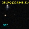 2SLAQ J224348.31+003437.8