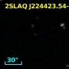 2SLAQ J224423.54-001712.8